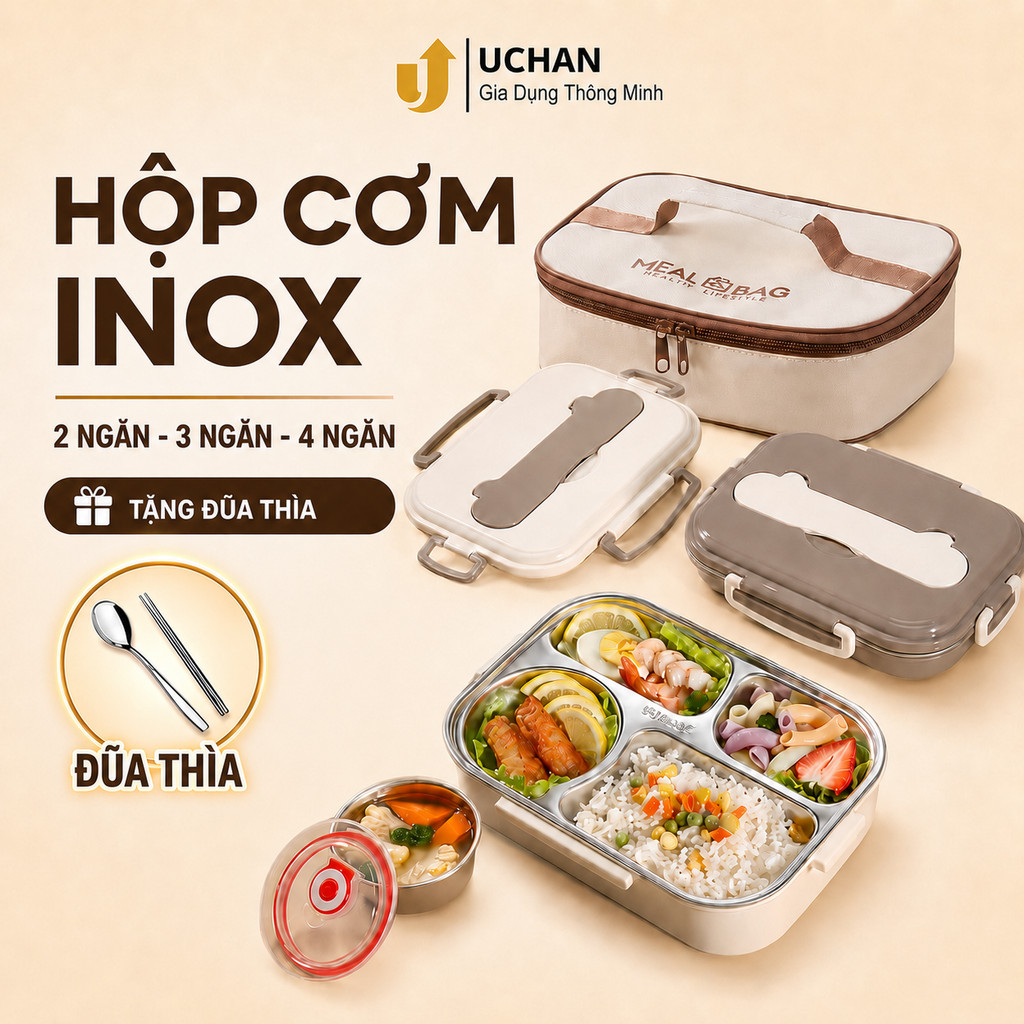 Hộp cơm giữ nhiệt 2–4 ngăn SP07