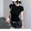 Áo Thun Babytee Trơn Cổ Tròn Tay Ngắn Chất Bozip Mềm Mịn Co Dãn 4 Chiều