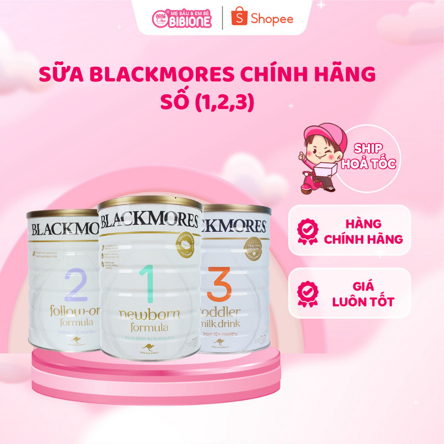 [DATE 2027] Sữa Blackmores Úc số 1,2,3 nhập khẩu chính hãng (tem phụ công ty Liên Phong) - BIBIONECOMBODISINH