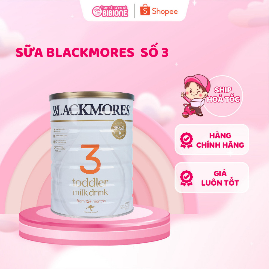 [DATE 2027] Sữa Blackmores Úc số 1,2,3 nhập khẩu chính hãng (tem phụ công ty Liên Phong) - BIBIONECOMBODISINH