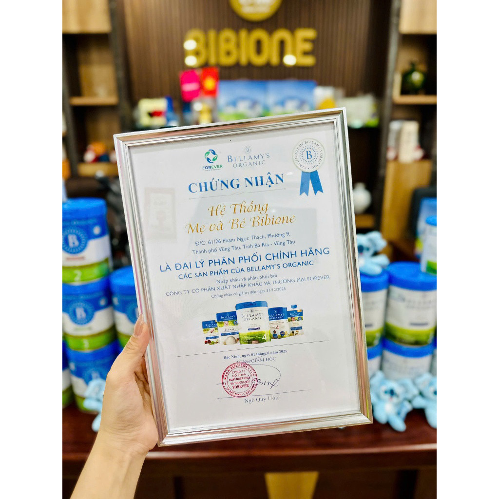 Sữa Bellamy's Organic A2 800g số 1,2,3,4 hỗ trợ tiêu hóa, phát triển toàn diện cho bé - BibiOne
