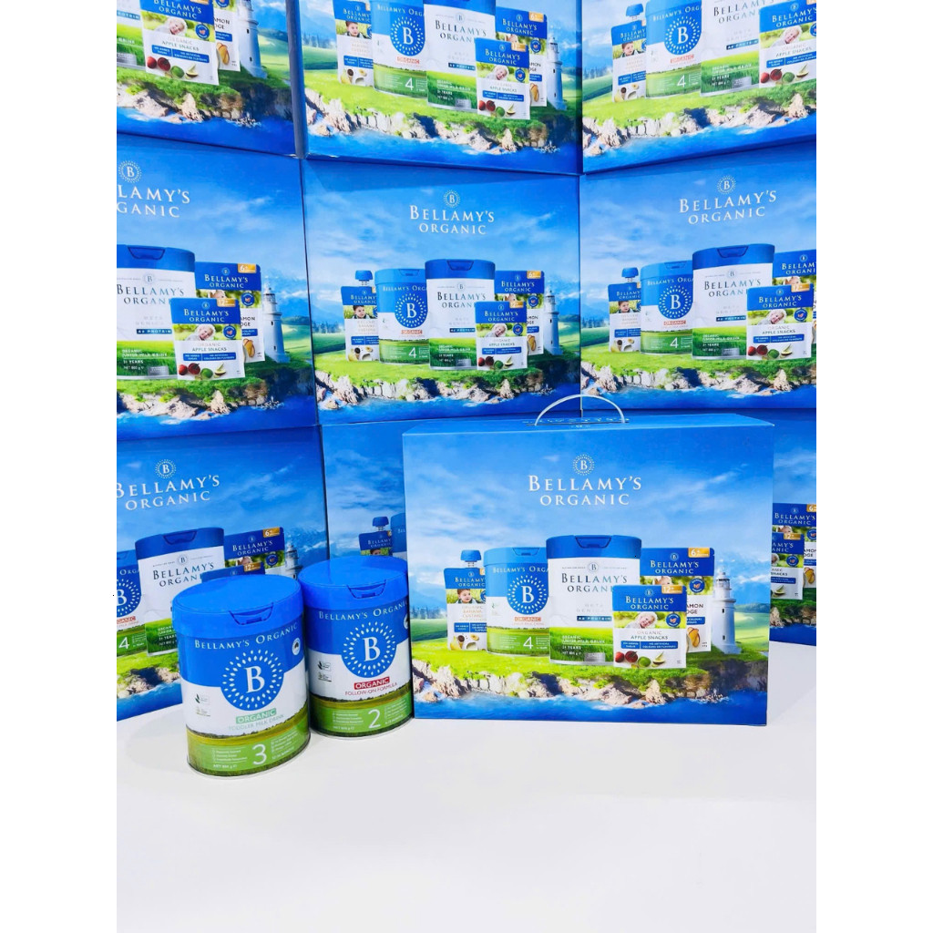 Sữa Bellamy's Organic A2 800g số 1,2,3,4 hỗ trợ tiêu hóa, phát triển toàn diện cho bé - BibiOne