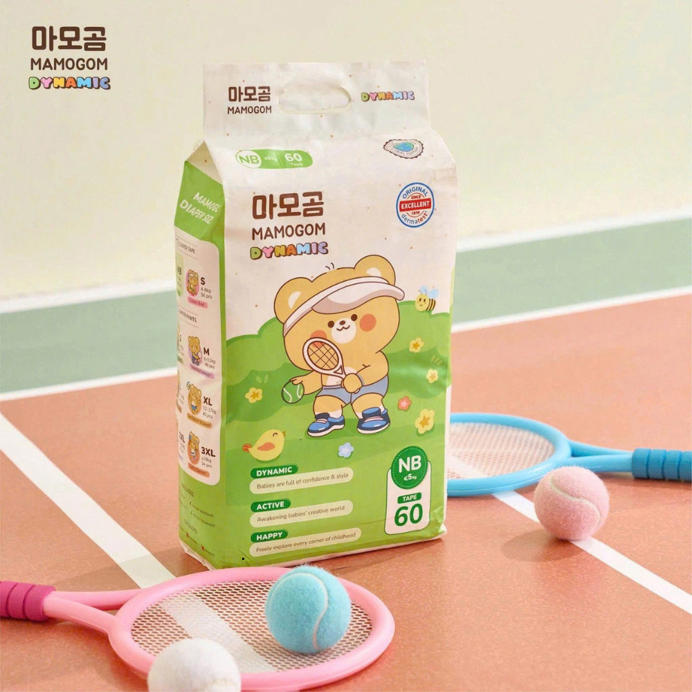 Tã/bỉm Mamogom Dynamic siêu mỏng mềm mại, chống tràn, thấm hút tốt đủ size cho bé - (BIBIONE) - BIBIONECOMBODISINH