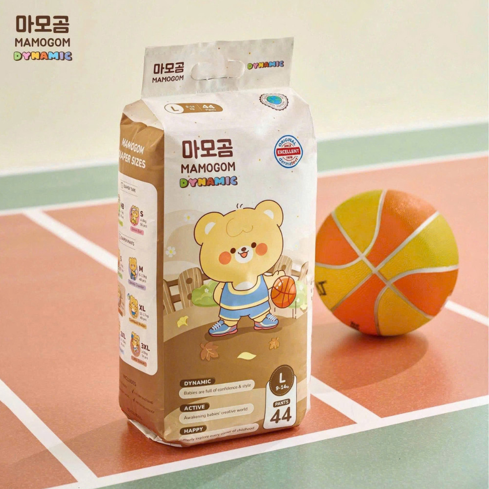 Tã/bỉm Mamogom Dynamic siêu mỏng mềm mại, chống tràn, thấm hút tốt đủ size cho bé - (BIBIONE) - BIBIONECOMBODISINH