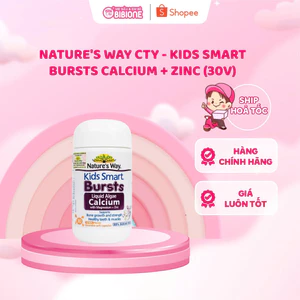 Canxi Dạng Viên Tốt Cho Bé Phát Triển Chiều Cao Từ Nature's Way Kids Smart Calcium 30 Viên. - BibiOne - BIBIONECOMBODISI