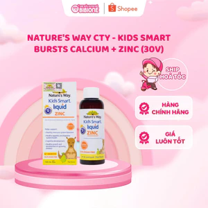 Siro Uống Nature's Way Kids Smart Liquid Zinc Bổ Sung Kẽm, Hỗ Trợ Tăng Cường Đề Kháng Cho Bé 100ml