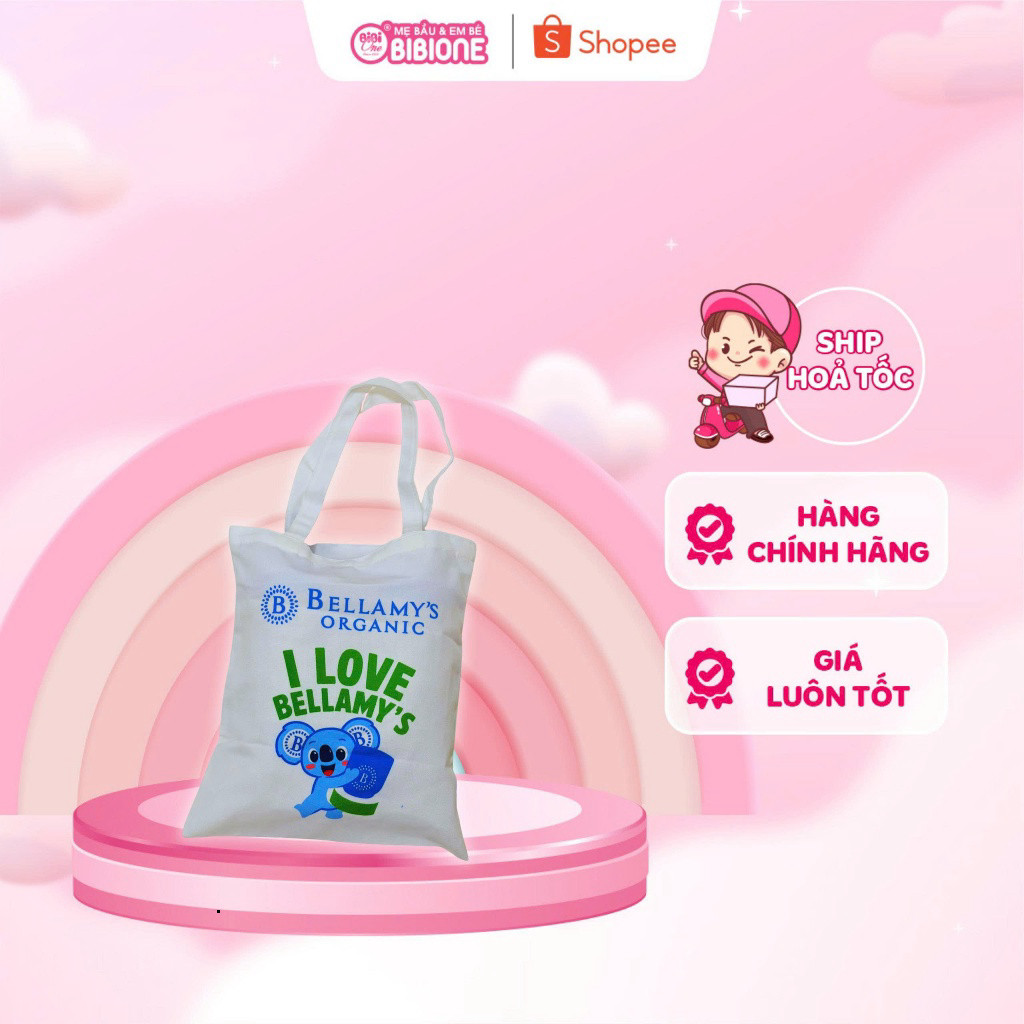 [Quà tặng không bán] Túi Tiện Lợi Bellamy’s Organic Chính Hãng – Túi Xách Bellamy Cho Mẹ & Bé - BIBIONECOMBODISINH