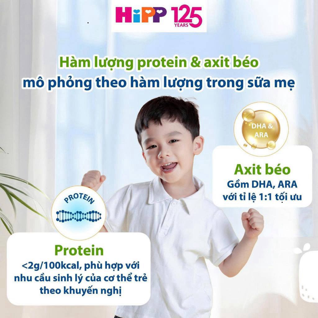 Sữa bột công thức HiPP Organic bổ sung HMP&GOS 800g- BibiOne