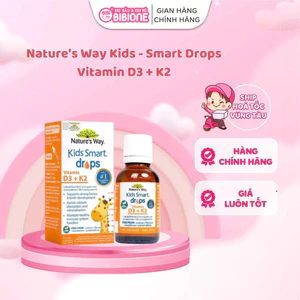 Vitamin D3k2 Nature's Way, Giúp Bổ sung Vitamin D3K2 Cho Trẻ Sơ Sinh Giúp Xương Và Răng Chắc Khỏe