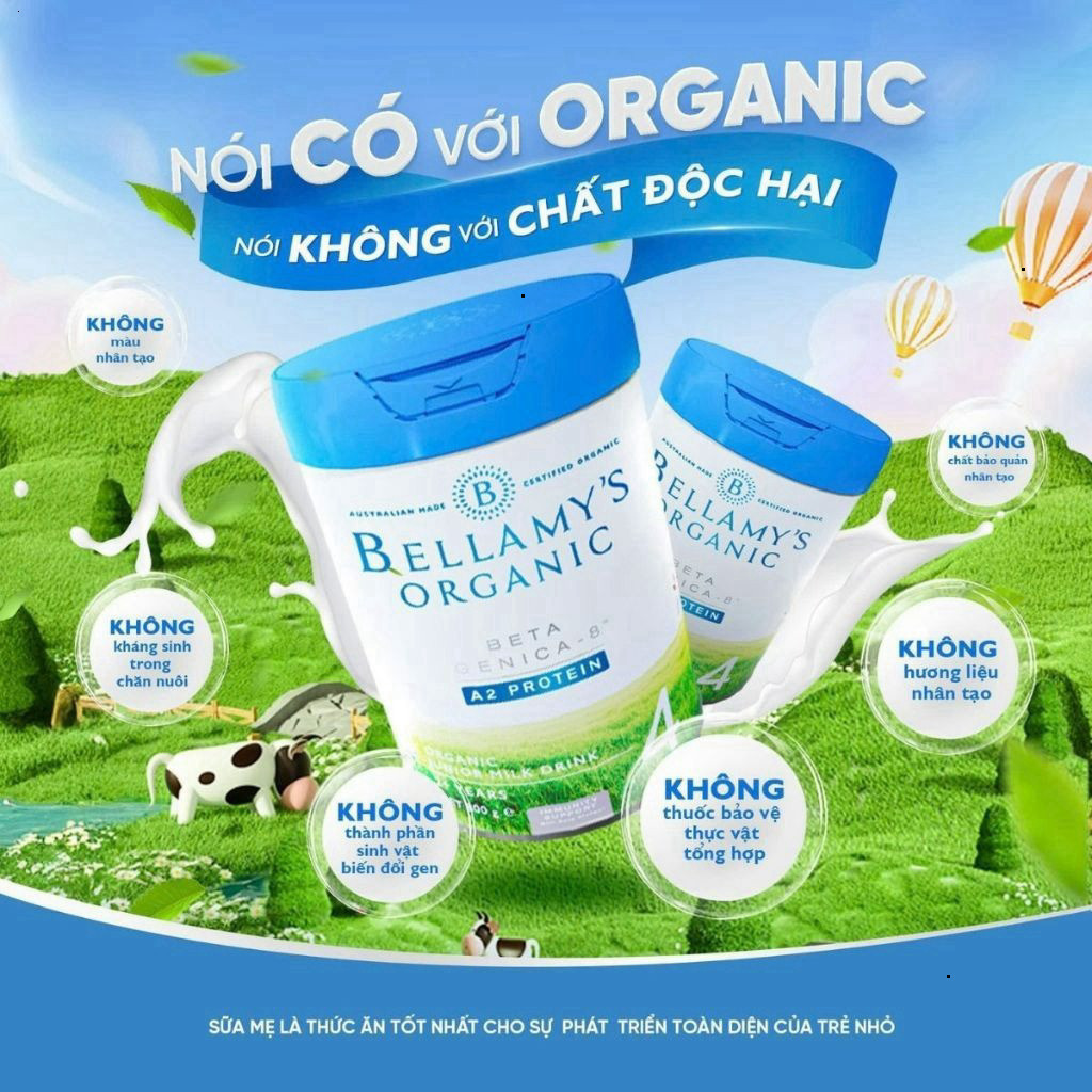 Bellamy’s Organic A2 350g hỗ trợ Tiêu Hoá Phát Triển Cho Bé - BibiOne - BIBIONECOMBODISINH