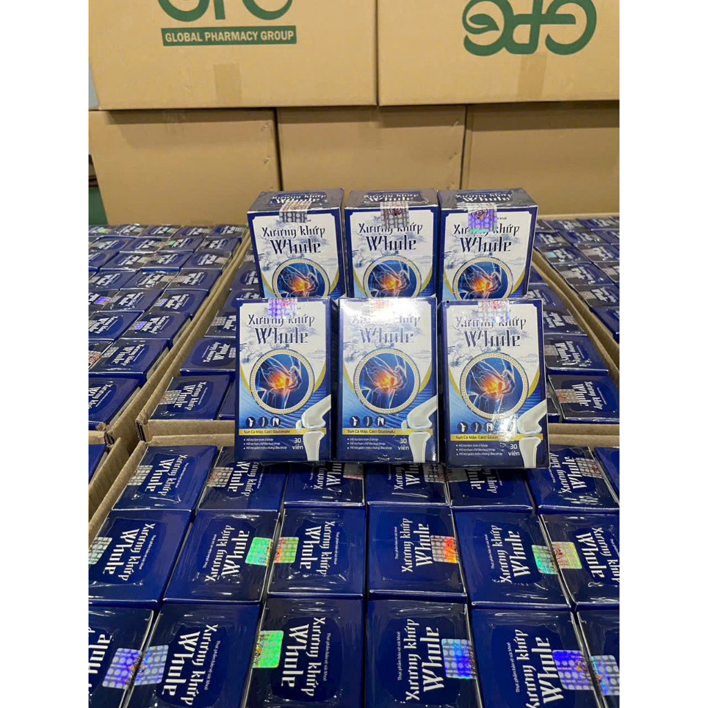 [RẺ VÔ ĐỊCH Chính Hãng] Viên uống xương khớp Whole Hộp 30 Viên ✅ Đau nhức xương khớp thoái hóa thoát vị tê bì chân tay