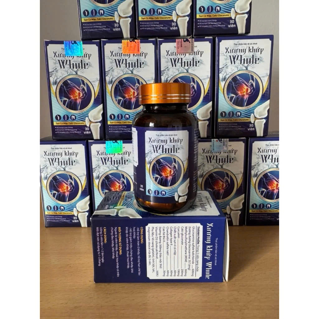 [RẺ VÔ ĐỊCH Chính Hãng] Viên uống xương khớp Whole Hộp 30 Viên ✅ Đau nhức xương khớp thoái hóa thoát vị tê bì chân tay
