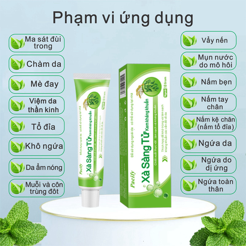 [combo 2 tuýp TĂNG 1] kemXà Sàng Tử, để viêm da dị ứng, chống ngứa, với Nấm Ốc Sên và viêm da dị ứng nấm ngoài