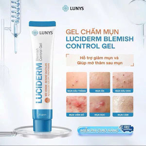 Gel Chấm Mụn Luciderm Blemish Control Gel 20g - Giúp Giảm Mụn , Mờ Thâm Sau Mụn , Hỗ Trợ Ngăn Ngừa mụn