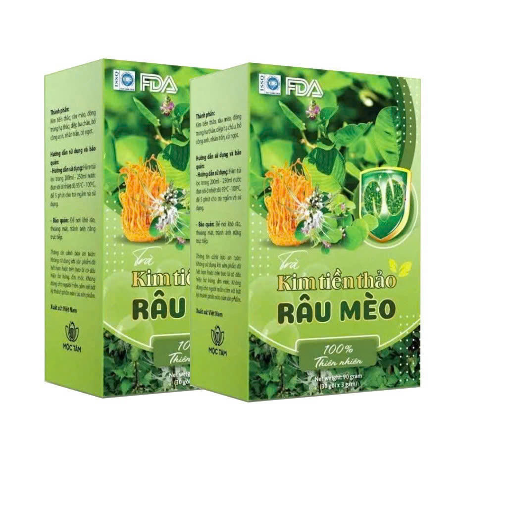 Trà Kim Tiền Thảo Râu Mèo Hộp 30 Gói Chính Hãng Cao Cấp ✅ Bổ thận lợi tiểu thanh lọc cơ thể phòng chống nguy cơ sỏi thận