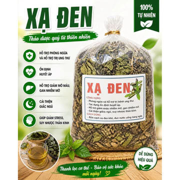 Cây Xạ Đen Hòa Bình 1kg Ngừa Bệnh Gan, Thân, Lá Xạ Đen Hòa Bình Hỗ Trợ Người Ung Thư Gan
