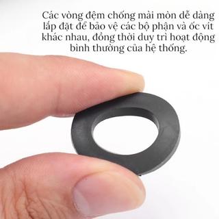 Hộp 100 Gioăng Cao Su Oring Đa Năng Chống Rò Rỉ Nước | Bộ Vòng Đệm Ron Cao Su Sửa Vòi Nước Ống Nước