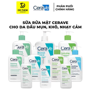 Sữa Rửa Mặt Cerave Foarming & Hydrating Facial Cleanser Sạch Sâu, Dưỡng Ẩm 236ML 473ML