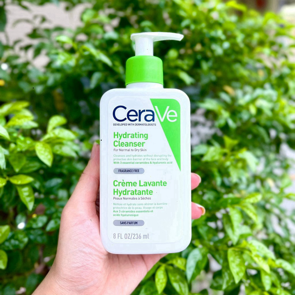[ TEM PHỤ CTY ] Sữa Rửa Mặt CeraVe Foaming Cleanser 236ml Chính Hãng Cho Da Dầu, Da Khô, Mụn Nhạy Cảm