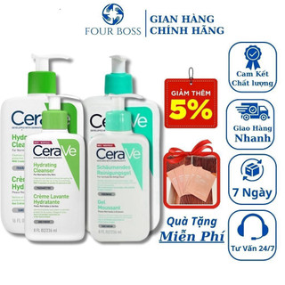 [ TEM PHỤ CTY ] Sữa Rửa Mặt CERAVE Foarming & Hydrating Facial Cleanser Sạch Sâu, Dưỡng Ẩm LT1