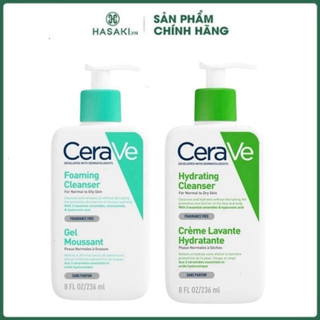 [ TEM PHỤ CTY ] Sữa Rửa Mặt CERAVE Foarming & Hydrating Facial Cleanser Sạch Sâu, Dưỡng Ẩm LT1