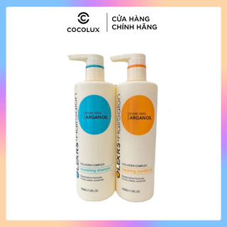 [ TEM PHỤ CTY ] Cặp Dầu Gội Xả Olexrs Argan Oil Collagen Hair Salon 500ml Cho Tóc Khô Hư Tổn LT