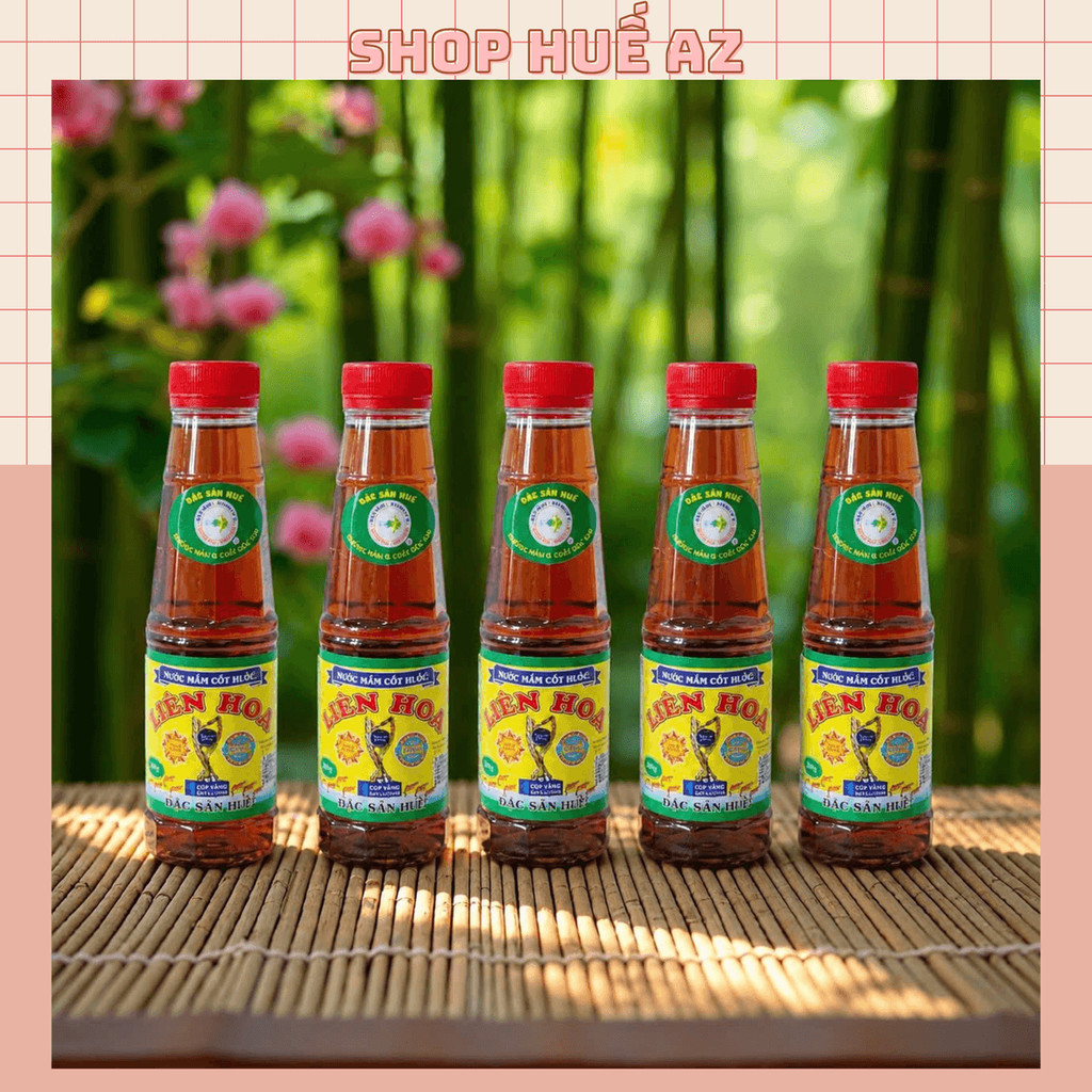 (COMBO 5 CHAI) Nước Mắm ruốc Liên Hoa nguyên chất 100% chính gốc Huế, chai 280ml.