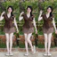 Sét áo kate chân váy lenin có lót quần lưng thun khoá kéo chuẩn hình cao cấp Shop MonFashion