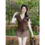 Sét áo kate chân váy lenin có lót quần lưng thun khoá kéo chuẩn hình cao cấp Shop MonFashion