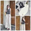 Áo kẻ phối ren cao cấp kèm quần thô lụa xuong siêu đep nha Hàng hot Shop MonFashion