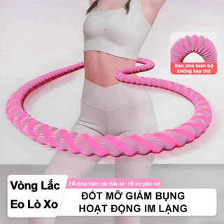 [HOT] Vòng Lắc Eo Lò Xo Bọc Vải dệt HARU Tập Thể Dục, Tập Gym, Tập Yoga Tại Nhà 1,5kg - 2,5kg PM ..