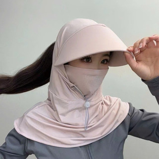 [HOT] Mũ chống nắng, Khẩu trang Chống Nắng(LOẠI 1) Sét khẩu trang+ kèm mũ chống nắng, chống tia UV bảo vệ cổ cho bạn tiệ