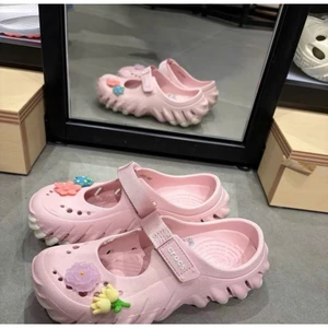 Dép Crocs Echo Mary Jane Clog Cotton Candy