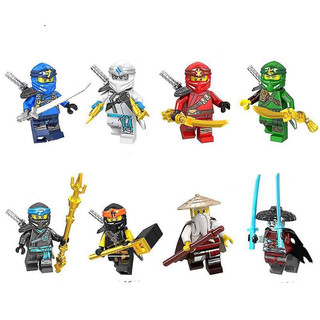 sỉ vỉ 20 bộ lắp ghép logo ninja nhiều hình