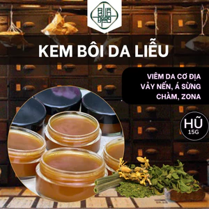 Cao da liễu - viêm da cơ địa, nấm ngứa, chàm, á sừng, tổ đỉa, sủi mào gà, lậu giang mai, hắc lào, zona.. - Hũ 15g