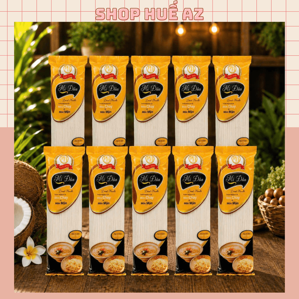 COMBO 10 GÓI - Mì đũa Phước Hạnh gói 350g - Đặc sản Huế