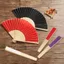 Quạt Giấy Xếp Cầm Tay Phong Cách Trung Quốc Cổ Trang Nhiều Màu Xinh Xắn – Đạo Cụ Chụp Ảnh, Biểu Diễn Gấp Gọn Cosplay