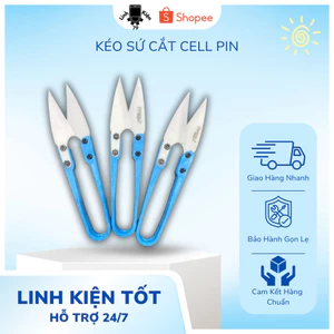 Kéo Sứ Cắt Cell Pin Chống Chạm Chập , Lưỡi kéo được làm bằng gốm sứ, lưỡi kéo sắc bén, an toàn khi cắt