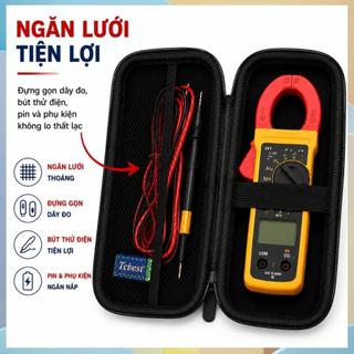 Túi Bảo Vệ Ampe Kìm Chống Sốc EVA Cứng – Hộp Đựng Đồng Hồ Đo Điện, Đồng Hồ Vạn Năng Nhỏ Gọn 24x10x5.5cm HÀNG CAO CẤP