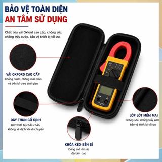 Túi Bảo Vệ Ampe Kìm Chống Sốc EVA Cứng – Hộp Đựng Đồng Hồ Đo Điện, Đồng Hồ Vạn Năng Nhỏ Gọn 24x10x5.5cm HÀNG CAO CẤP