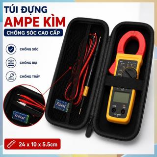 Túi Bảo Vệ Ampe Kìm Chống Sốc EVA Cứng – Hộp Đựng Đồng Hồ Đo Điện, Đồng Hồ Vạn Năng Nhỏ Gọn 24x10x5.5cm HÀNG CAO CẤP