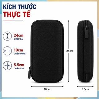 Túi Bảo Vệ Ampe Kìm Chống Sốc EVA Cứng – Hộp Đựng Đồng Hồ Đo Điện, Đồng Hồ Vạn Năng Nhỏ Gọn 24x10x5.5cm HÀNG CAO CẤP