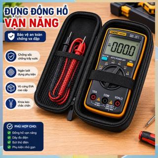 Túi Đựng Đồng Hồ Vạn Năng EVA Cao Cấp – Hộp Chống Va Đập Cho Ampe Kìm, Dụng Cụ Đo Điện HÀNG CAO CẤP