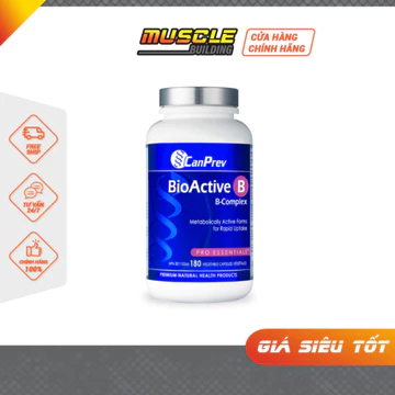 Viên uống CanPrev BioActive B‑Complex – Bổ sung Vitamin B hoạt tính, giảm mệt mỏi, tăng năng lượng