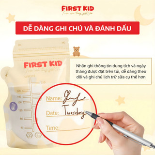 [Deal Mở Bán] Túi Trữ Sữa Cảm Biến Nhiệt FIRST KID 250ml – Báo Nhiệt Độ An Toàn, Trữ Sữa Tiện Lợi Cho Mẹ Sữa
