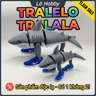 Mô hình quái vật brainrot meme tralalero tralala