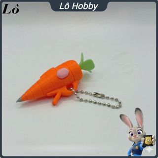 Móc khóa cà rốt zootopia bản mô hình – phụ kiện đáng yêu cho fan judy hopps
