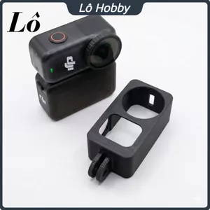 Ngàm Quay Dọc Cho DJI Osmo Nano - Khung Cage Bảo Vệ Tích Hợp Chân GoPro