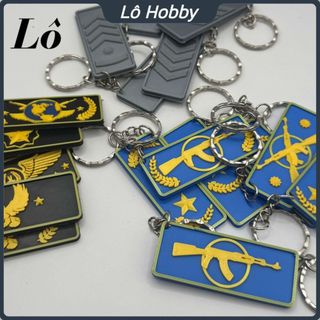 Móc Khóa Rank Game FPS Counter-Strike CS2 CSGO bằng nhựa
