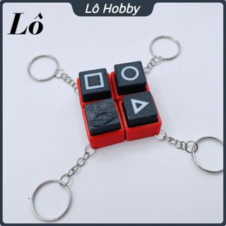 Móc khoá clicky giải stress Squid game - trò chơi con mực